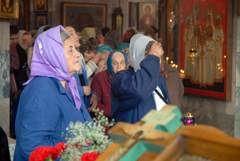 Божественная литургия в день Воздвижения Креста Господня. Увеличить изображение. Размер файла: 333,46 Kb [800X536]