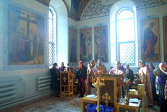 Божественная литургия в день Воздвижения Креста Господня. Увеличить изображение. Размер файла: 407,15 Kb [800X536]