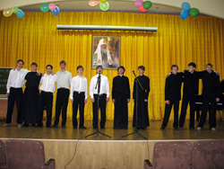 Выпускной акт в Казанской Духовной семинарии. Увеличить изображение. Размер файла: 219,19 Kb [800X600]