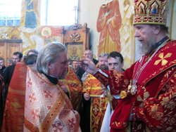 Всенощное бдение в Орловском храме в день Антипасхи. Увеличить изображение. Размер файла: 222,05 Kb [800X600]