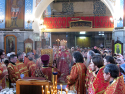 Архиерейское богослужение в Боровецкой церкви в день Антипасхи. Увеличить изображение. Размер файла: 258,29 Kb [800X600]