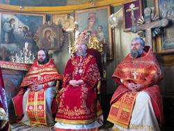 Архиерейское богослужение в Боровецкой церкви в день Антипасхи. Увеличить изображение. Размер файла: 283,69 Kb [800X600]