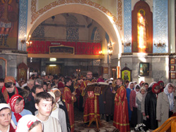 Архиерейское богослужение в Боровецкой церкви в день Антипасхи. Увеличить изображение. Размер файла: 237,76 Kb [800X600]