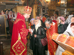Архиерейское богослужение в Боровецкой церкви в день Антипасхи. Увеличить изображение. Размер файла: 269,24 Kb [800X600]