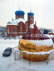 Новый купол для Свято-Вознесенского архиерейского подворья. Увеличить изображение. Размер файла: 178,54 Kb [600X800]