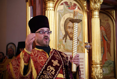 Архиерейское богослужение в храме Серафима Саровского. Увеличить изображение. Размер файла: 228206,98 Kb [800X536]