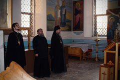 Посещение архиерея Свято-Вознесенского собора. Увеличить изображение. Размер файла: 173,09 Kb [800X536]