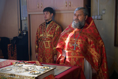 Архиерейское служение в Свято-Вознесенском храме. Увеличить изображение. Размер файла: 205,87 Kb [800X536]