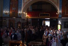 Архиерейское служение в Свято-Вознесенском храме. Увеличить изображение. Размер файла: 179,52 Kb [800X536]