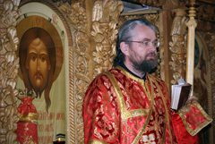 Архиерейское служение в Свято-Вознесенском храме. Увеличить изображение. Размер файла: 269,65 Kb [800X536]
