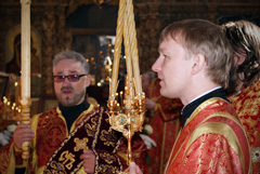 Архиерейское служение в Свято-Вознесенском храме. Увеличить изображение. Размер файла: 215,94 Kb [800X536]