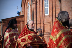 Архиерейское служение в Свято-Вознесенском храме. Увеличить изображение. Размер файла: 264,29 Kb [800X536]