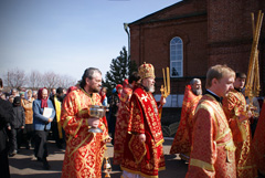 Архиерейское служение в Свято-Вознесенском храме. Увеличить изображение. Размер файла: 257,25 Kb [800X536]