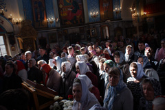 Архиерейское служение в Свято-Вознесенском храме. Увеличить изображение. Размер файла: 188,65 Kb [800X536]