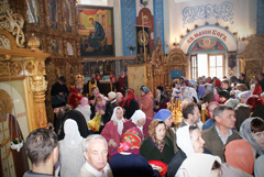 Архиерейское служение в Свято-Вознесенском храме. Увеличить изображение. Размер файла: 274,5 Kb [800X536]