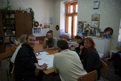 Собрание актива лагеря «Православный десант». Увеличить изображение. Размер файла: 163,84 Kb [800X536]