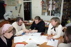 Собрание актива лагеря «Православный десант». Увеличить изображение. Размер файла: 213,99 Kb [800X536]