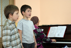 Заключительный концерт в воскресной школе. Увеличить изображение. Размер файла: 165,55 Kb [800X536]