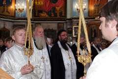 Престольные торжества Архиерейского подворья. Увеличить изображение. Размер файла: 205,56 Kb [800X536]