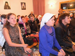 Встреча с представителями Свято-Филаретовского института. Увеличить изображение. Размер файла: 155,12 Kb [800X600]