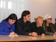 Встреча с представителями Свято-Филаретовского института. Увеличить изображение. Размер файла: 94,9 Kb [800X600]