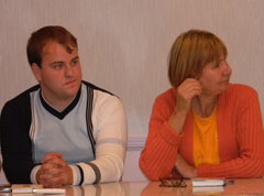 Встреча с представителями Свято-Филаретовского института. Увеличить изображение. Размер файла: 94,53 Kb [800X593]