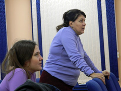 Репетиция театральной студии "12". Увеличить изображение. Размер файла:345,38 Kb [800X600]