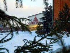 Новые купола Боровецкой церкви. Увеличить изображение. Размер файла: 186,97 Kb [800X600]