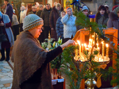 Рождественский сочельник в Боровецкой церкви. Увеличить изоражение. Размер файла: 223,25 Kb [800X600]
