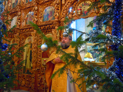 Рождественский сочельник в Боровецкой церкви. Увеличить изоражение. Размер файла: 310,25 Kb [800X600]