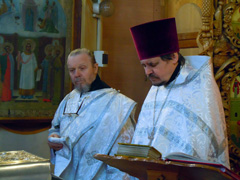 Богослужение в день Сретения Господня. Увеличить изображение. Размер файла: 191,57 Kb [800X600]