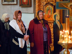 Богослужение в день Сретения Господня. Увеличить изображение. Размер файла: 194,32 Kb [800X600]