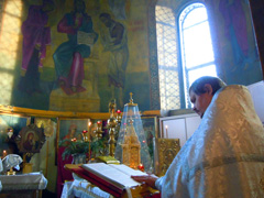 Богослужение в день Сретения Господня. Увеличить изображение. Размер файла: 193,55 Kb [800X600]