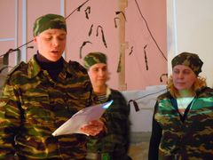 Спектакль театральной студии в Боровецком храме. Увеличить изображение. Размер файла: 172,19 Kb [800X600]