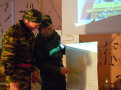 Спектакль театральной студии в Боровецком храме. Увеличить изображение. Размер файла: 145,01 Kb [800X600]