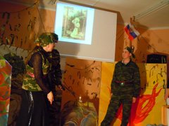 Спектакль театральной студии в Боровецком храме. Увеличить изображение. Размер файла: 182,06 Kb [800X600]