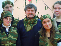 Спектакль театральной студии в Боровецком храме. Увеличить изображение. Размер файла: 175,02 Kb [800X600]