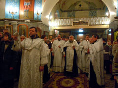 Всенощное бдение в канун праздника Крещения Господня. Увеличить изображение. Размер файла: 200,63 Kb [800X600]