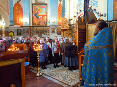 Праздник Сретения Господня в Боровецком храме. Увеличить изображение. Размер файла: 547,3 Kb [800X600]