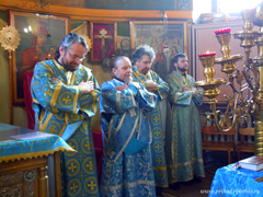Праздник Сретения Господня в Боровецком храме. Увеличить изображение. Размер файла: 563,96 Kb [800X600]