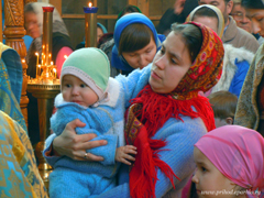 Праздник Сретения Господня в Боровецком храме. Увеличить изображение. Размер файла: 469,37 Kb [800X600]