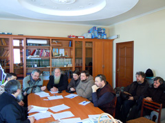 Собрание духовенства архиерейского подворья. Увеличить изображение. Размер файла: 177,12 Kb [800X600]