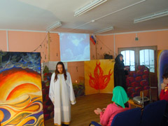 Праздничный концерт в последний день Масленицы. Увеличить изображение. Размер файла: 143,17 Kb [800X600]