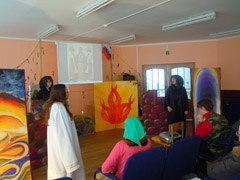 Праздничный концерт в последний день Масленицы. Увеличить изображение. Размер файла: 146,14 Kb [800X600]