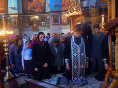 Прощеное воскресенье в Боровецком храме. Увеличить изображение. Размер файла: 189,11 Kb [800X600]