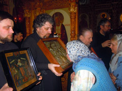 Прощеное воскресенье в Боровецком храме. Увеличить изображение. Размер файла: 173,8 Kb [800X600]