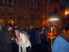 Прощеное воскресенье в Боровецком храме. Увеличить изображение. Размер файла: 169,09 Kb [800X600]