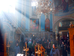 Литургия Преждеосвященных Даров в Боровецком храме. Увеличить изображение. Размер файла: 148,82 Kb [800X600]