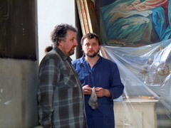 Установка нового иконостаса. Увеличить изображение. Размер файла: 137,55 Kb [800X600]