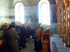 Чин выноса креста в Боровецком храме. Увеличить изображение. Размер файла: 170,77 Kb [800X600]